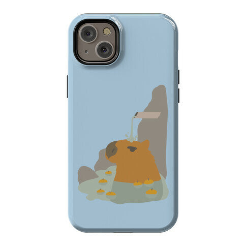 Capybara Hot Spring Phone Case